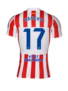 Muži Futbalové oblečenie Atletico Madrid David Hancko #17 2025-26 Krátky Rukáv - Domáci Muži Futbalové oblečenie Atletico Madrid David Hancko #17 2025-26 Krátky Rukáv - Domáci